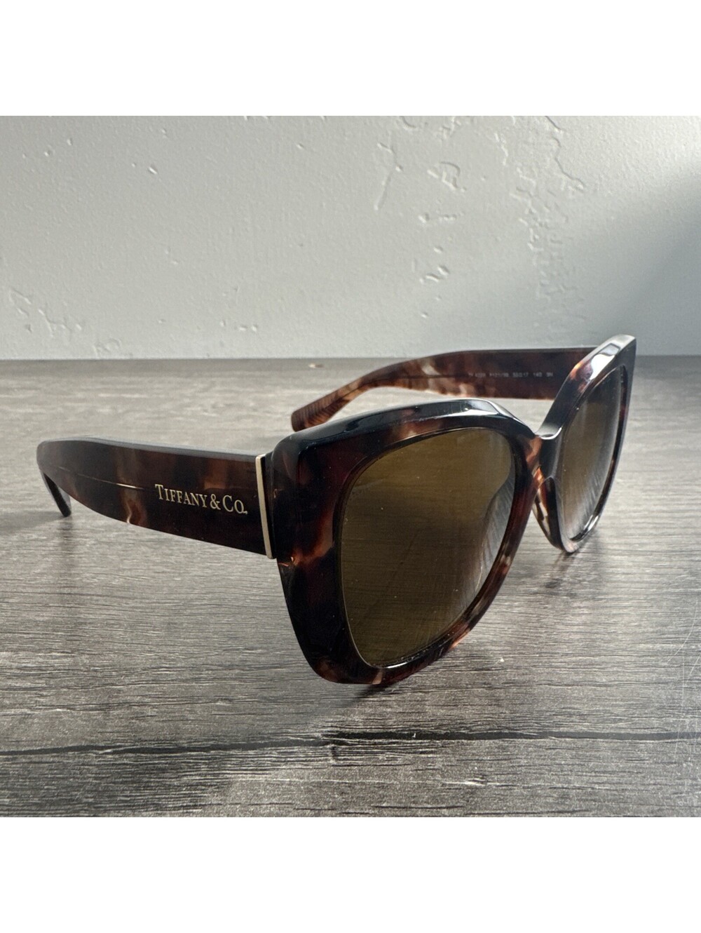 Tiffany Co Sunglasses Brown Tortoise TF4229 (55-17) FRAMES ONLY